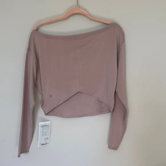 Lululemon Cupro Boatneck Cropped Long Sleeve - Picture 2 of 4